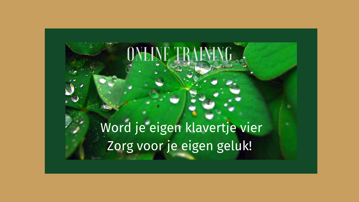 Je Geluk voor elkaar - Wordt je eigen klavertje vier