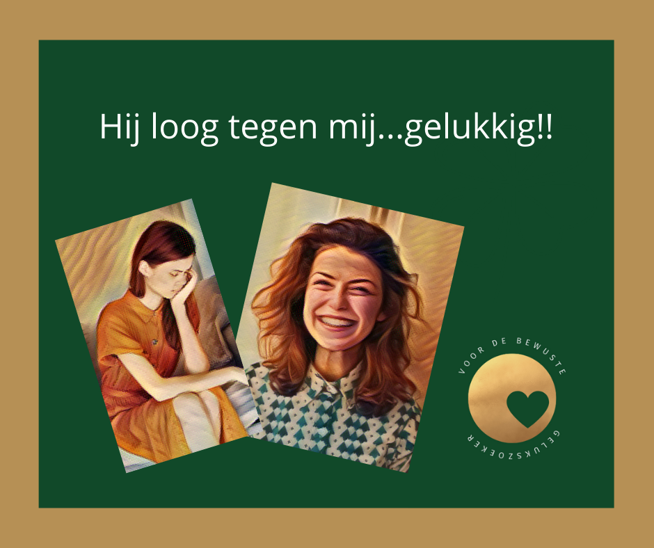 Hij loog tegen mij… gelukkig!